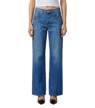 Gucci Blue Low Rise Jeans