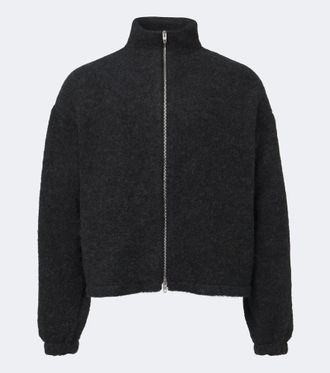 Jil Sander Wool-blend fleece sweatshirt