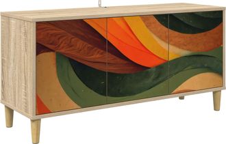 vidaXL Mueble De Tv Bonn 102 X 33 X 50 Cm Sonoma Madera De Ingenier&iacute;a Vidaxl