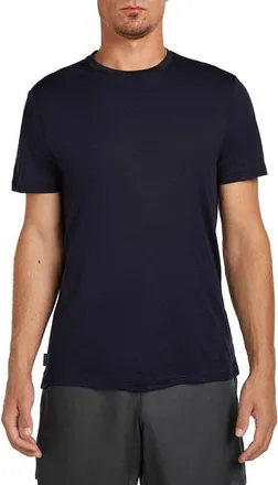 Icebreaker Merino 150 Tech Lite III Short Sleeve T-Shirt in Midnight Navy at Nordstrom, Size X-Large