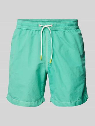 Hartford Badehose mit kontrastiven Ziern&auml;hten Modell Uni in Hellgruen, Gr&ouml;&szlig;e XXL