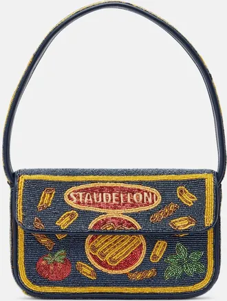 Staud Tommy Small beaded shoulder bag