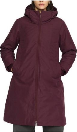 Selfhood Hooded Parka Mantel f&uuml;r Damen | rot