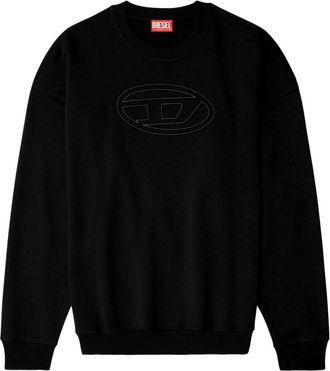 Diesel S-Mart-Bigoval sweatshirt - men - Cotton - XXXL - Black
