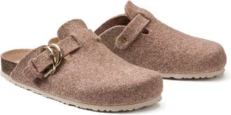 La Redoute Collections Klomp muiltjes in vilt