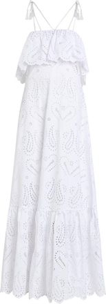 Etro Broderie Anglaise Cotton-blend Maxi Dress - White - 46 (UK14 / L)