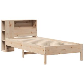 Berkfield Home Decorative Bookcase Bed without Mattress 75x190 cm Small Single S in Natural