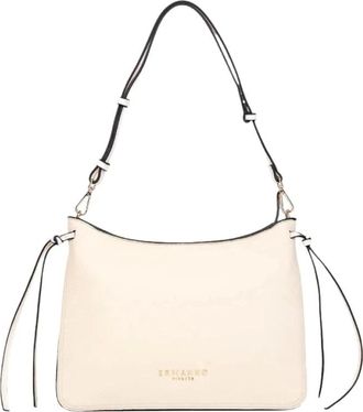 Ermanno Scervino Tassen, Dames, Beige, ONE Size, Leer, Hobo Schoudertas