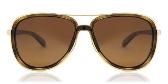 Oakley OO4129 SPLIT TIME Polarized 412906 Womens Sunglasses Brown Size 58