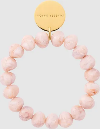 Vanessa Baroni Bracelet Mini Stone Flex Ivory Rose Marble