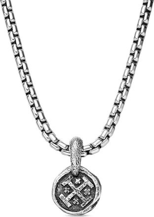 David Yurman Pendente Shipwreck Coin in argento sterling (17mm)