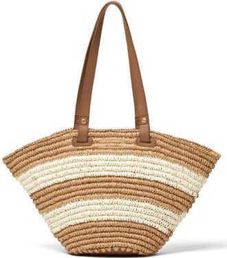 L*Space Yuli Cornhusk Tote in Natural Stripe at Nordstrom