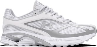 Under Armour Mens Charged Speed Swift Sneaker, White/Silver/White, 6.5 UK