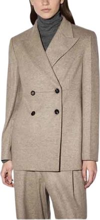 Liviana Conti Giacca Axel - Dames - Blazers - Bruin - L - Polyester - Jassen