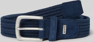 Monti G&uuml;rtel mit Dornschlie&szlig;e Modell Sanremo in Marine, Gr&ouml;&szlig;e 100