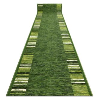 RugsX Rugsx - Alfombra De Pasillo Con Refuerzo De Goma Adagio Verde 100 Cm Green 100x1000 Cm