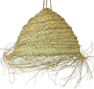 NATYAL Lámpara de esparto con flecos d. 60 cm