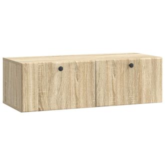 vidaXL Mueble De Tv De Pared 98 X 41 X 30 Cm Roble Sonoma Vidaxl