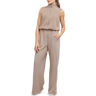 Spanx AirPiqu&eacute; Jumpsuit in Ashwood at Nordstrom Rack, Size X-Small