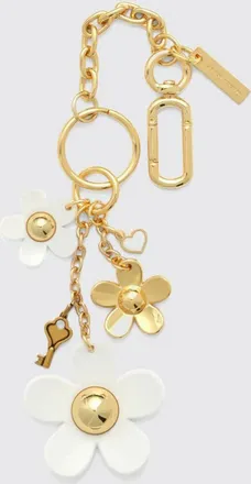Marc Jacobs Portachiavi Daisy in metallo a forma di fiore con charm