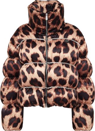 Philipp Plein Donsjack Leopard