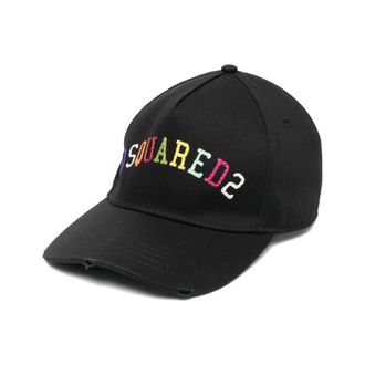 Dsquared2 Stijlvolle Hoed - unisex - Petten - Zwart - ONE Size - Accessoires