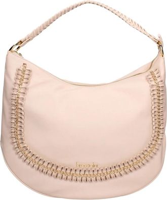 Braccialini Elyna Schoudertas - Dames - Schoudertassen - Beige - ONE Size - Leer - Tassen