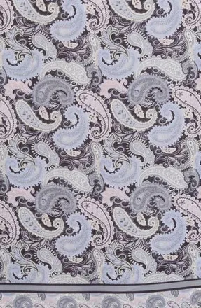 Steve Madden Paisley Floral Square Scarf in Black Multi at Nordstrom Rack