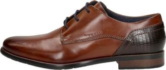 Bugatti Licio Eco Derby Schoen - Heren - Nette schoenen - Bruin - 45 EU - Leer - Schoenen