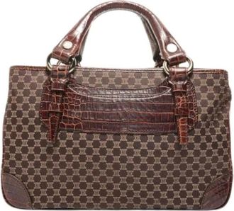 Celine Pre-owned Handbags, female, Brown, Size: ONE SIZE Pre-owned Macadam Handbag