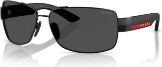 Prada B52S Zonnebril - Heren - Zonnebrillen - Zwart - 65 MM - Accessoires