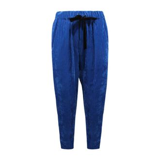 Emma & Gaia Tapered Trousers, female, Blue, Size: XS 22P900 Trousers