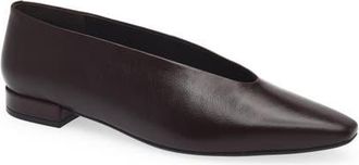 Jeffrey Campbell Hinted Pointed Toe Flat in Coffee Crinkle at Nordstrom, Size 9.5