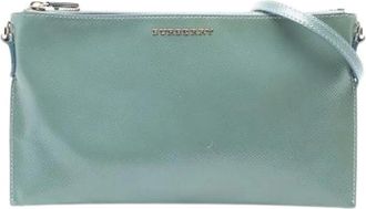 Burberry Pre-owned Cross Body Bags, female, Green, Size: ONE SIZE Pre-owned Peyton Crossbody Bag