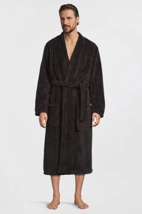 Ten Cate fleece badjas donkergrijs