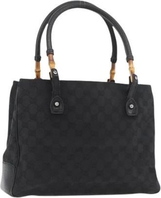 Gucci Borsa a mano GG Canvas Pre-owned - - Pre-owned - Donna - Nero - ONE SIZE