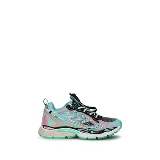 Off-white Multicolor Polyester Athletic Mens Sneakers