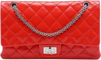 Chanel Pre-owned Double Flap Shoulder Bag - Dames - Vintage Schoudertas - Rood - ONE Size - Leer - Vintage