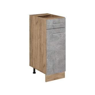 Vicco Mueble Bajo De Cocina R-line, Hormig&oacute;n, 30 Cm Sin Encimera Vicco