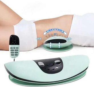 No Brand Masajeador Lumbar, Masajeador De Cintura El&eacute;ctrico Multifuncional, Estirador De Espalda, Dispositivo De Descompresi&oacute;n Y Relajante