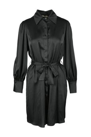 Think Black Polyester Dress