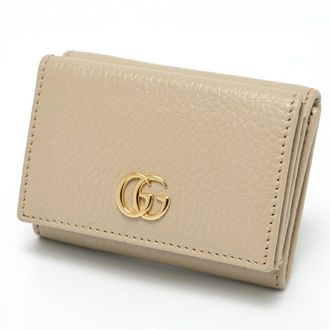 Gucci Beige Yellow Leather Wallet (Tri-Fold) (Pre-Owned)