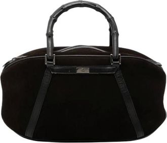 Gucci Pre-owned Handbags, female, Brown, Size: ONE SIZE Pre-owned Bamboo Handle Handbag