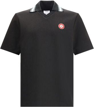 Casablanca Polo Shirt with logo Mens patch