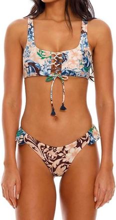 Agua Bendita Cardumen Rachel Bikini Bottom In Multicolor