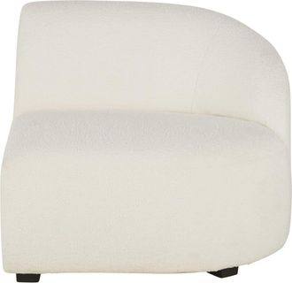 Maisons du monde Reposabrazos derecho para sofá de color crudo