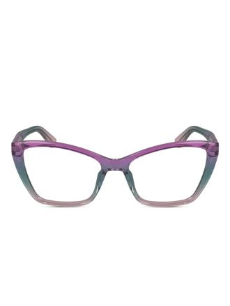 Calvin Klein cat eye-frame glasses - Purple
