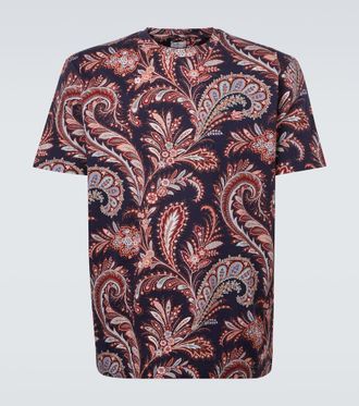 Etro cotton T-shirt - men - Cotton - XXXL - White from