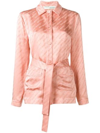 Off-white Camicia con cintura - Rosa