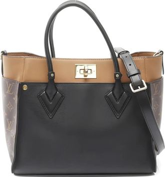 Louis Vuitton 2000s Monogram leather tote bag - Black